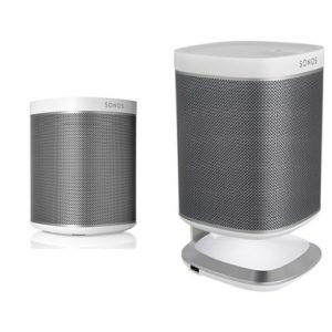 Sonos PLAY 1 WLAN-Speaker für Musikstreaming (Weiß) + Flexson Ladeständer platz 5