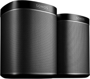 Sonos Play 1 Doppelpack Bluetooth Lautsprecher Schwarz PLATZ 1